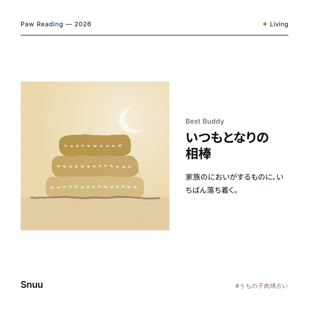 いつもとなりの相棒の結果カード